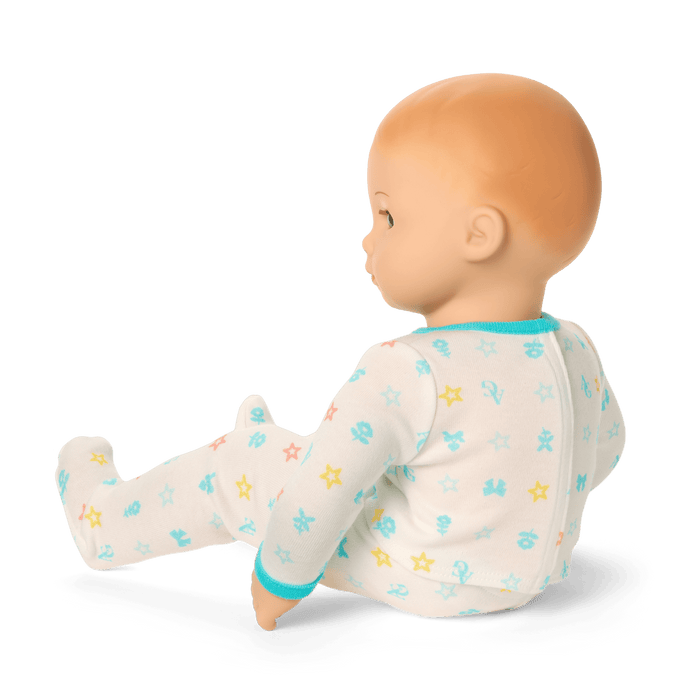 Bitty Baby® Doll #6 with red hair in Pastel Blue