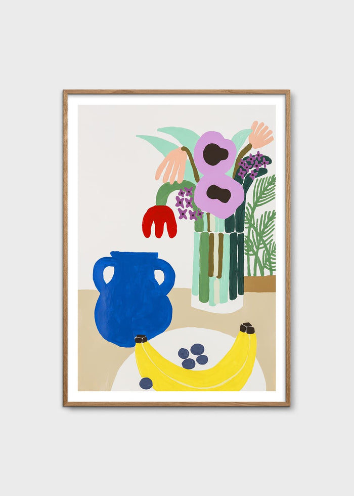 Blueberries and Banana by Carissa Potter