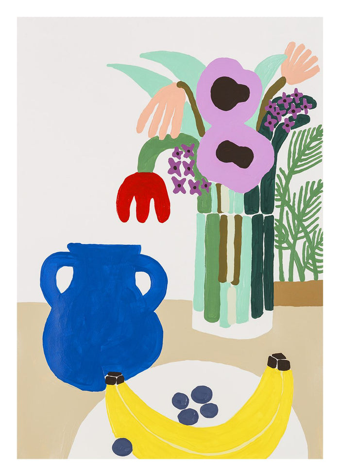 Blueberries and Banana by Carissa Potter