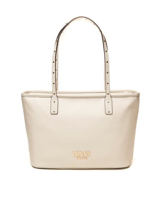 LIU JO borsa a spalla eudim crema AA6071E1012 EUDIM-X0459