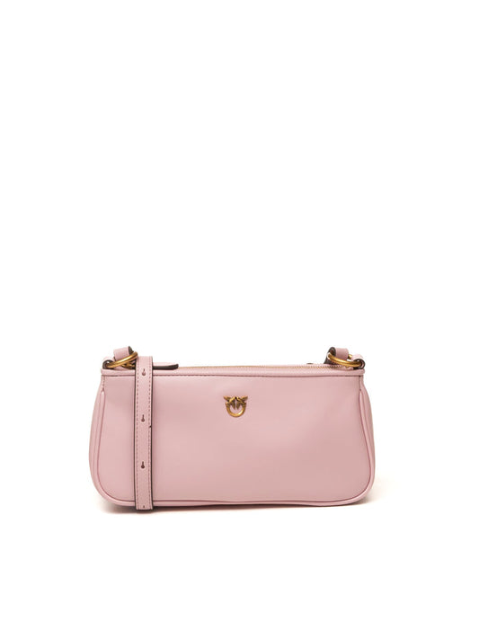 PINKO borsa a spalla half moon rosa/oro 105069-A0QO HALF MOON-P26Q