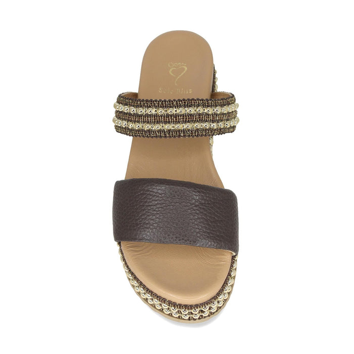 Brooke: Brown Leather Shoes Sole Bliss