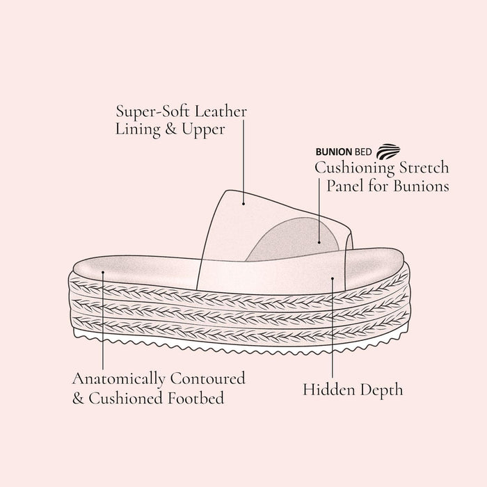 Brooke: Pale Taupe Leather Shoes Sole Bliss