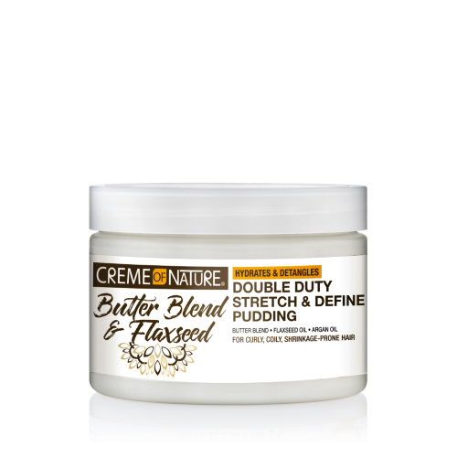 Butter Blend & Flaxseed Double Duty Stretch & Define Pudding 11.5oz by CREME OF NATURE