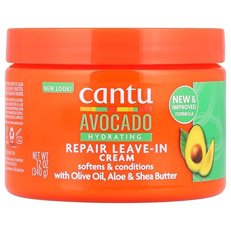 CANTU AVOCADO LEAVE-IN CONDITIONING REPAIR CREAM 12OZ - Palms Fashion Inc.