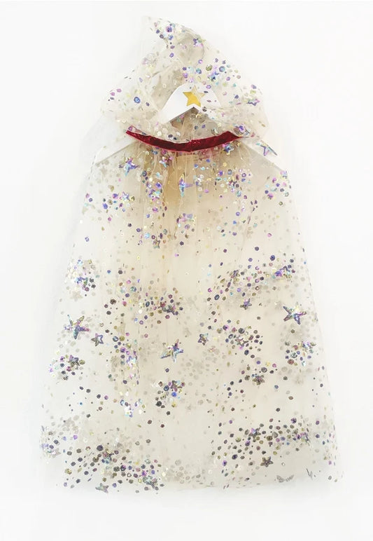 Ratatam Kids - Cape Dress Up - Multicolour Sequin Fairy Cloak