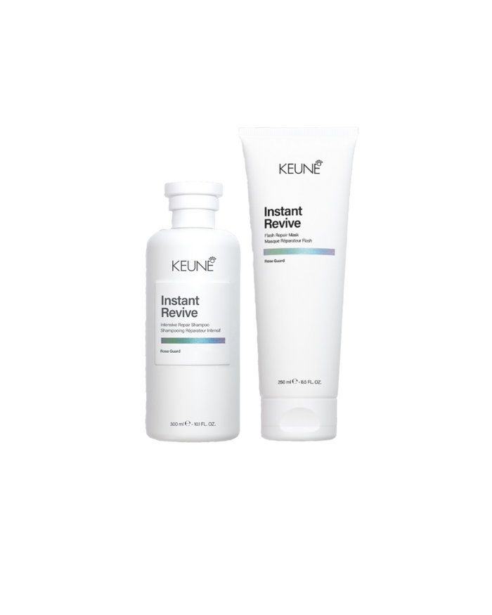Keune Care Instant Revive Shampoo 300ml en Flash Mask 250ml nu samen in een bundel bij Care For Hair