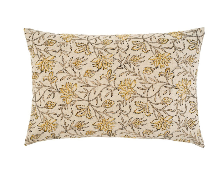 Carolina Block Print Pillow