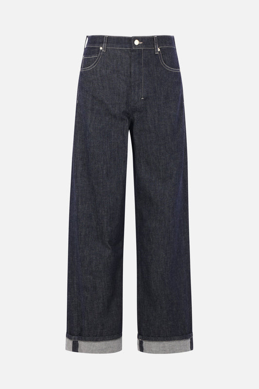 Chiara jeans in denim with turn-ups