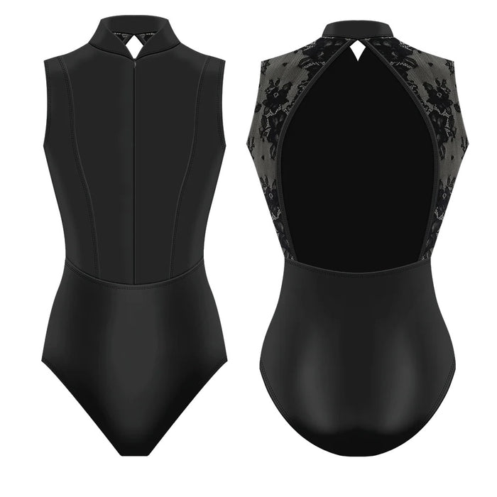 Children's Yvonne Zipper Front Leotard