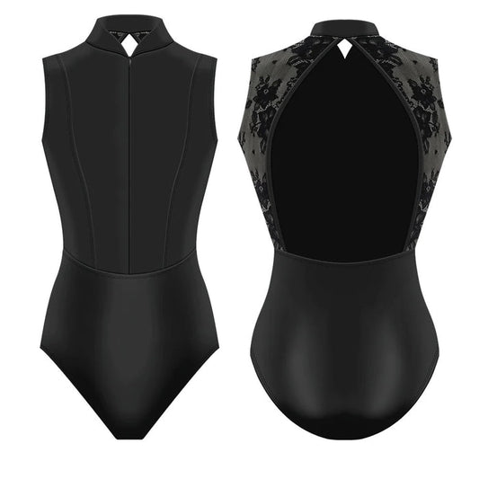 Children's Yvonne Zipper Front Leotard