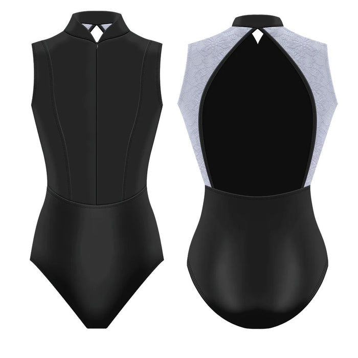 Children's Yvonne Zipper Front Leotard