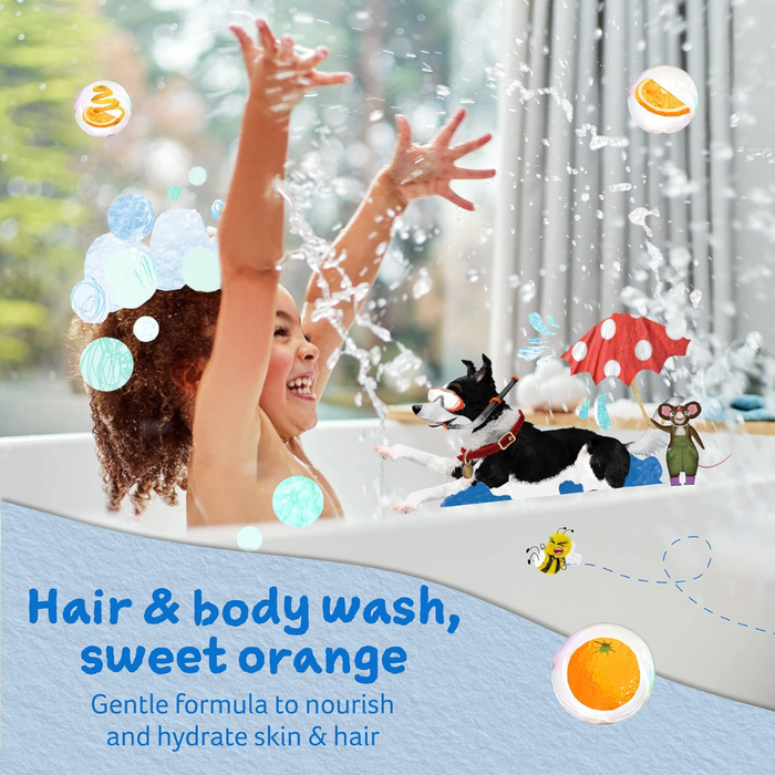 Childs Farm Organic Sweet Orange  Kids Hair & Body Wash 250ml  (T)