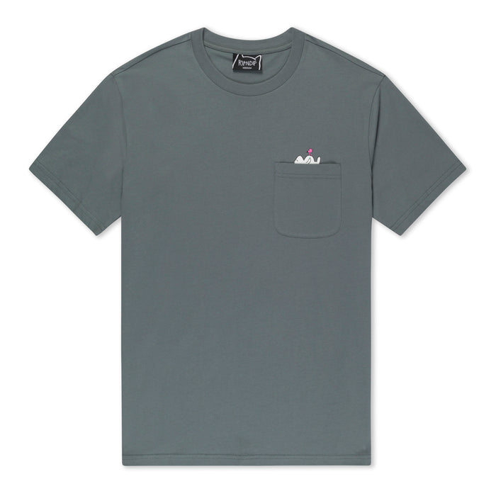 RIPNDIP Christmas Nerm Pocket Tee (Charcoal)