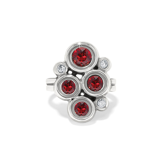 Constella Cluster Ring -Red