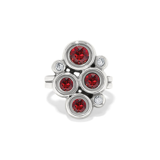 Constella Cluster Ring -Red