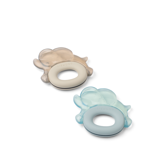 Liewood - Cooling Teethers - Rita Elephant - Sandy/Dove Blue
