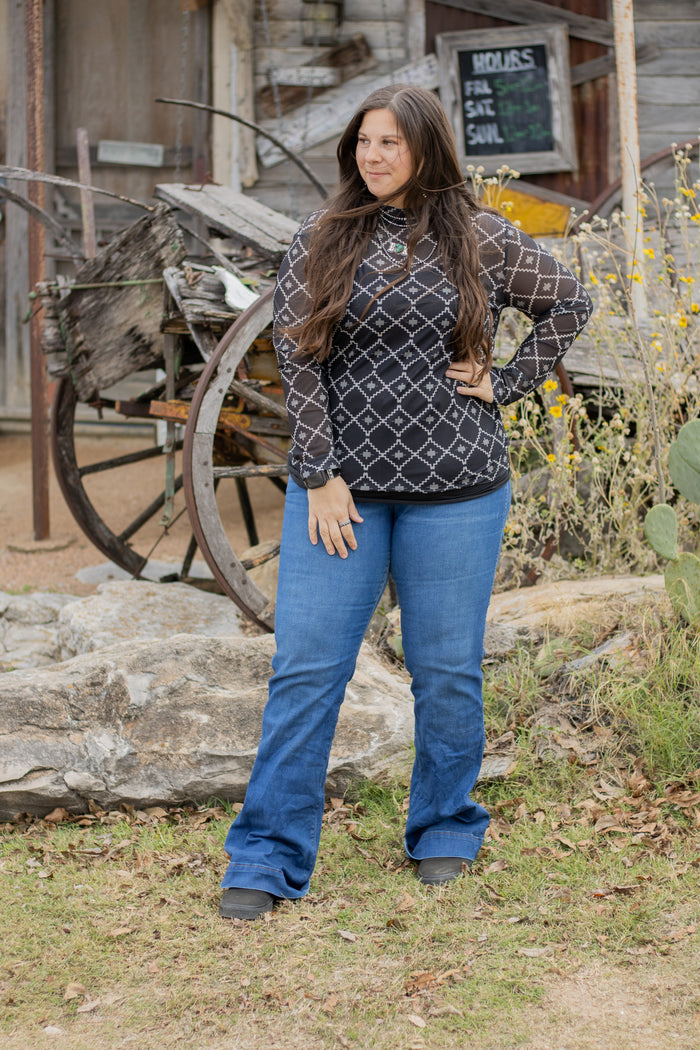 Country Nights Mesh Top