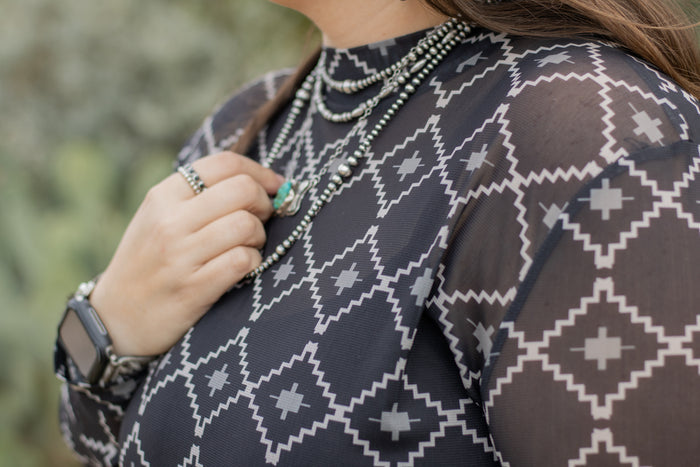 Country Nights Mesh Top