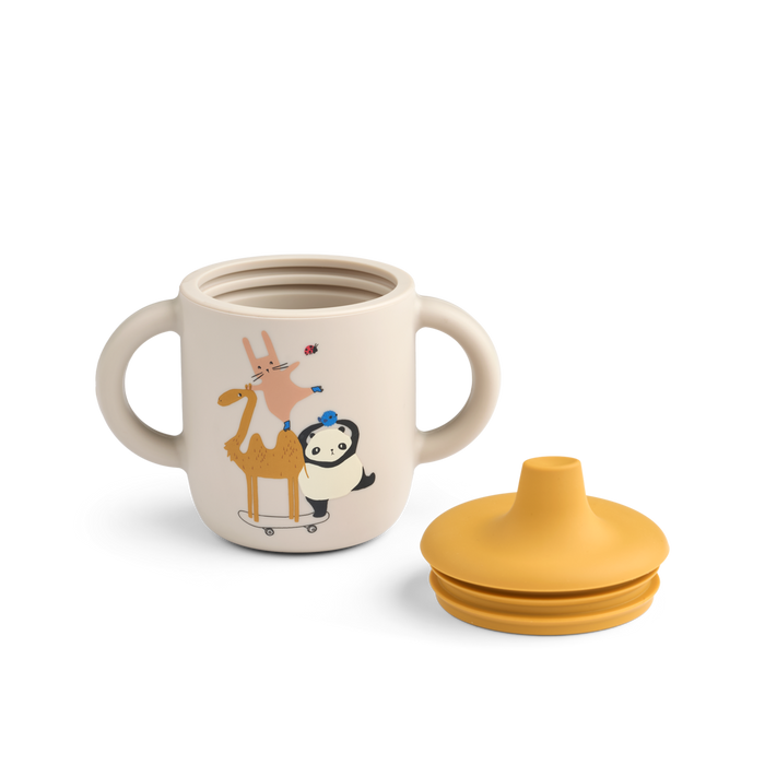 Liewood - Cup - Neil - Around The World - Sandy - W/Lid