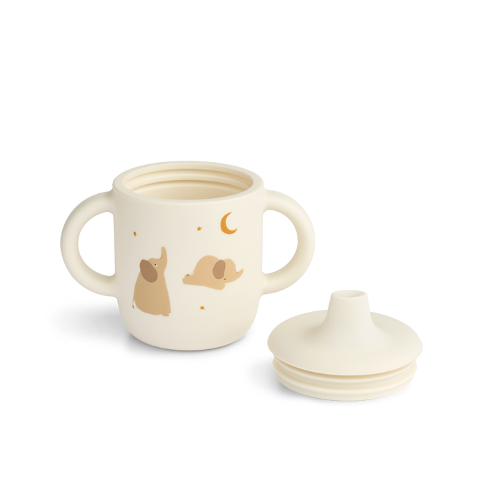 Liewood - Cup - Neil - Elephant - Creme De La Creme - Open