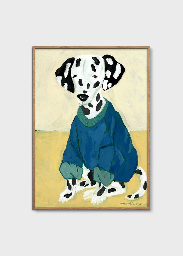 Dalmatian in Sweatshirt by Hanna Peterson