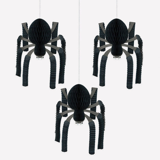 Meri Meri - Decorations - Honeycomb Spiders