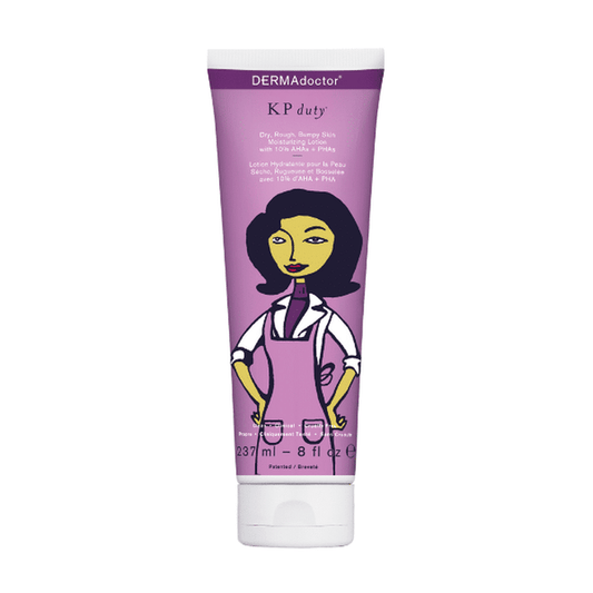 DERMAdoctor KP Duty Lotion for Dry Rough Bumpy Skin + Keratosis Pilaris with 10% AHAs + PHAs 237ml - Beauty Tribe