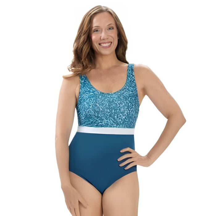 Dolfin Women's Color Block Moderate Scoop Back