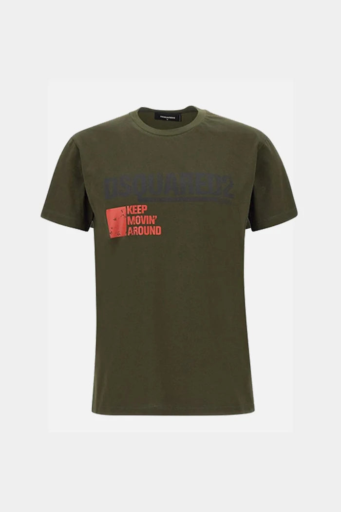 Dsquared2 Keep Moving Around Cool Fit T-Shirt