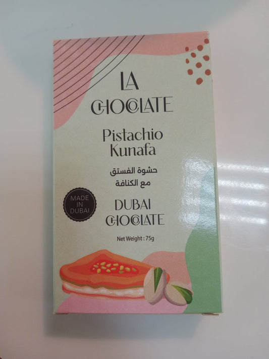 Dubai Pistachio Kunafa Chocolate