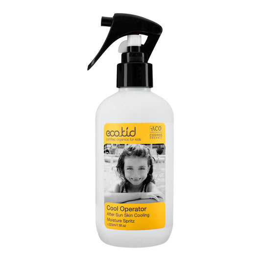 Spray bottle of natural after sun skin cooling moisturising lotion.