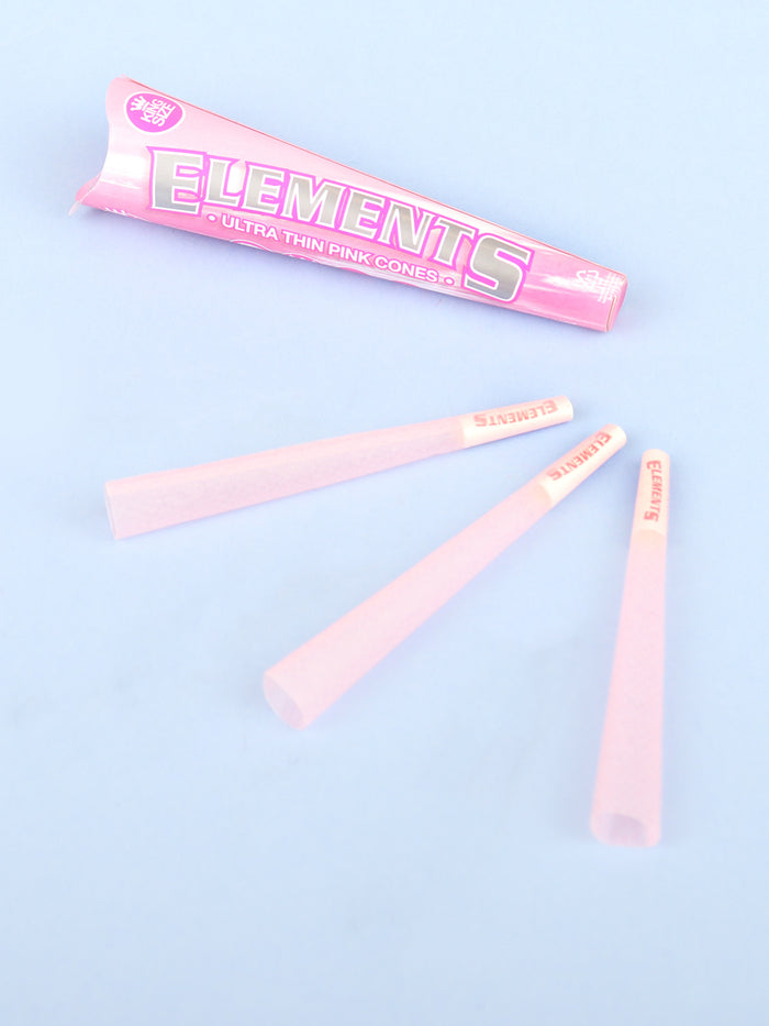 Elements Pink Pre-Roll Cone K/S 3pk | One Colour-Image 1
