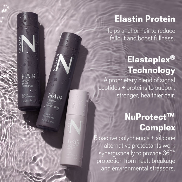 Front view of Elevated Essentials Trio showing three product bottles on white background