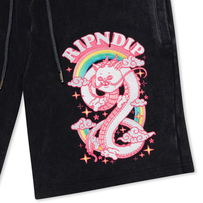 RIPNDIP Fantasy Nerm Sweatshorts (Black)