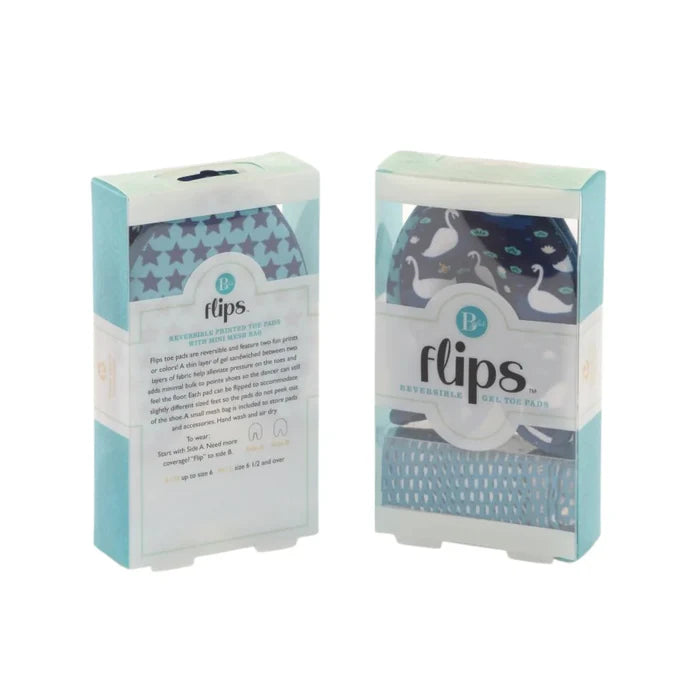 Flips Reversible Toe Pads - NEW Prints!