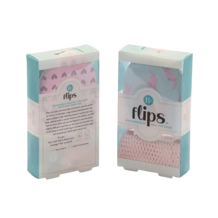 Flips Reversible Toe Pads - NEW Prints!