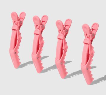 Fromm Soft Matte Gator Clips 4-Pack - Pink # F5018 - Palms Fashion Inc.