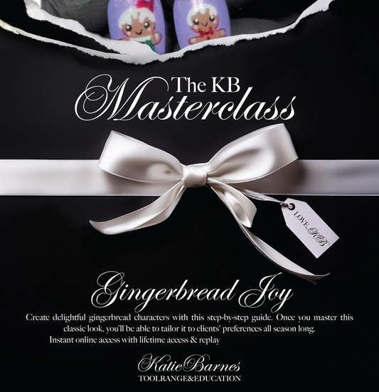 Gingerbread Joy – Festive Character Nail Designs