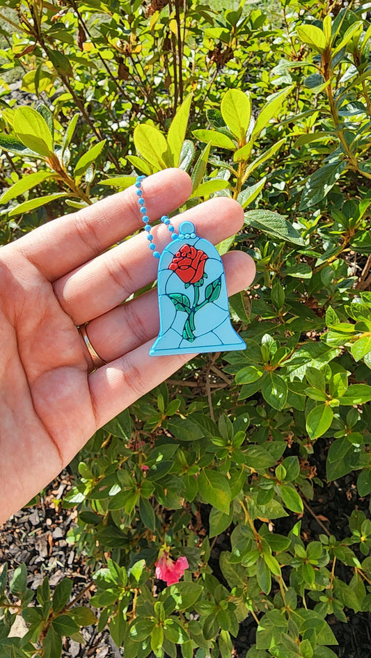 Glass Rose Soda Popper