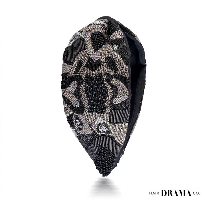 Gracious Knotted Headband - Black
