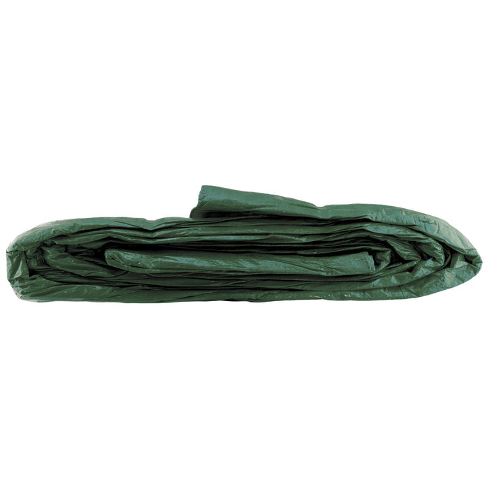 Green M-Grade Tarpaulin 5m x 6m Waterproof Tarpaulin Cover Weed Control Membrane