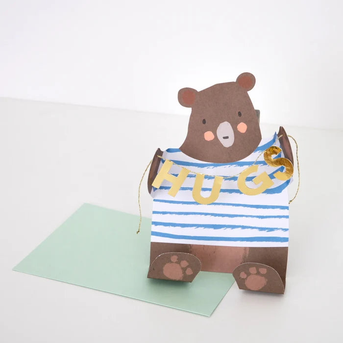 Meri Meri - Greeting Card - Bear Hug Get Well Soon