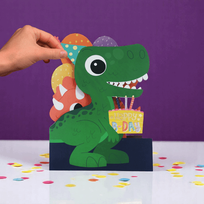 Alljoy Design - Greeting Card - Dinosaur