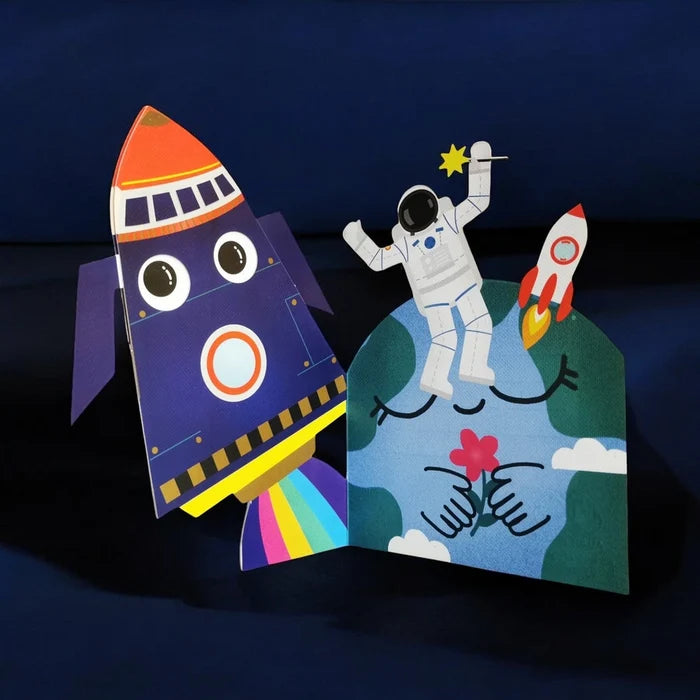 Greeting Card - Rockets