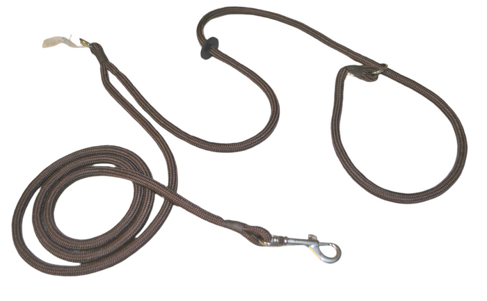 Hands-Free Training Dog Slip Leads 6mm (Jaeger) for smaller dogs
