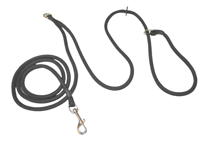 Hands-Free Training Dog Slip Leads 8mm (Jaeger)
