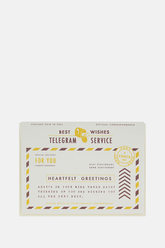 The Regional Assembly of Text Heartfelt Telegram Card.