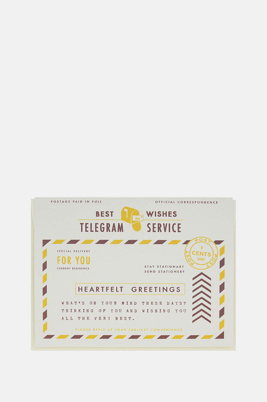 The Regional Assembly of Text Heartfelt Telegram Card.