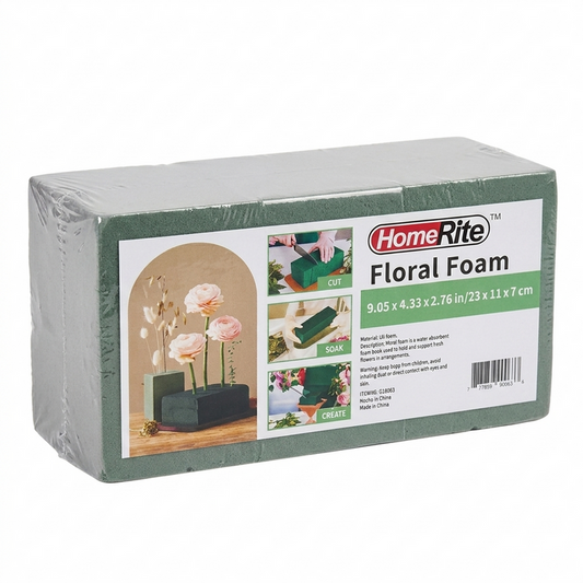 Floral foam wet mud block